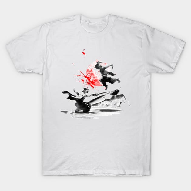 samurai duel T-Shirt by vivalarevolucio